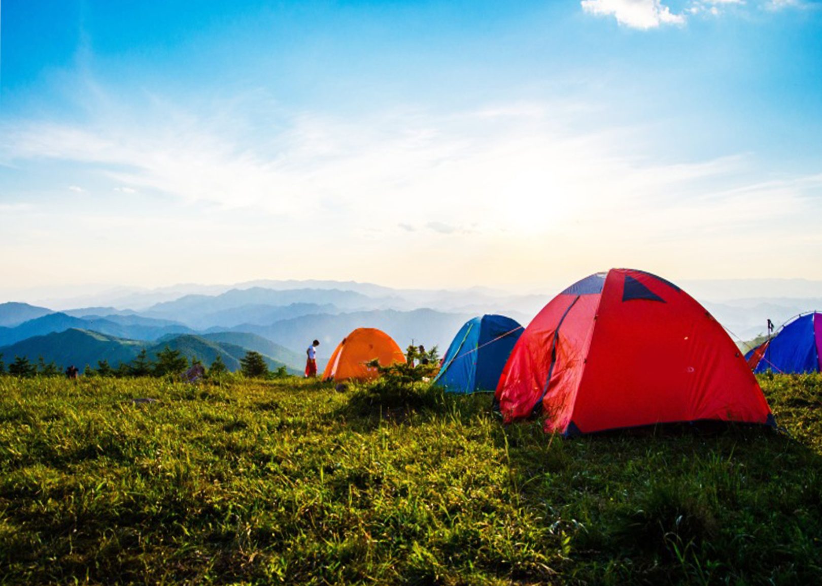 Camps on Terrace & Near Little Rangit River